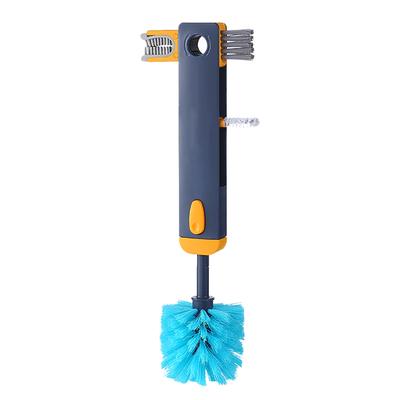 4 In 1 Bottle Brush Multi Functional Extendable Long Handle Bottle Cup Lid Cleaning Brush