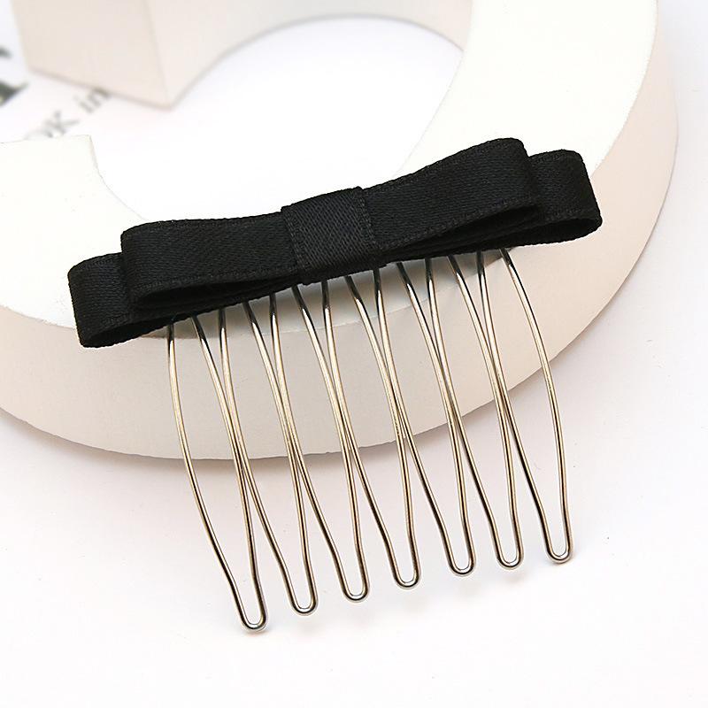 2pcs Bow Hair Comb Hair Clip Headdress Hair Clip