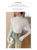 Women's Slim-Fit Cashmere Ribbed Mock Neck Sweater