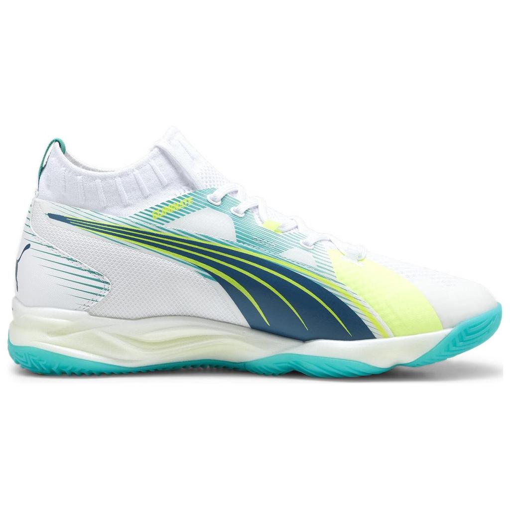 Puma Eliminate Nitro Sqd Comfortable Soft Mid-Top Training Shoes Men Sneaker White Green 107682-01