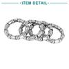ACROPIX Bicycle Ball Bearings Bicycle Bearing Cage Crank Bearings Silver Tone 44mm X 9 Balls Pack of 4