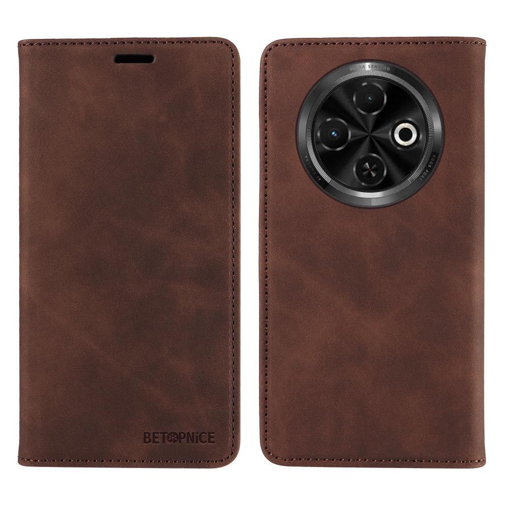 BETOPNICE 003 For TECNO Spark 30C 4G Wallet Case Leather Phone Cover with Stand