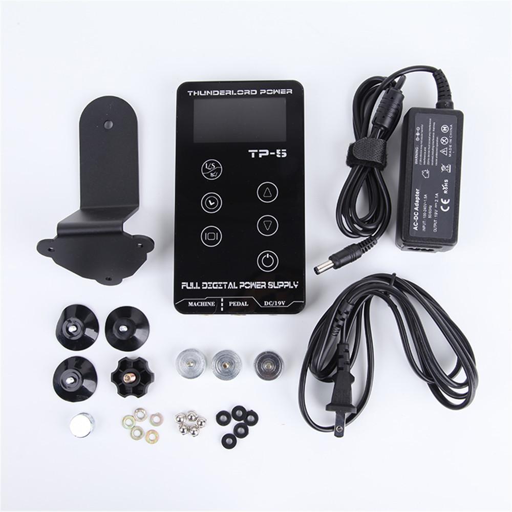 TP-5Tattoo Power Supply Tatuagem For Tattoo Machines Touch Screen Source Digital LCD Makeup Dual Tattoo Power