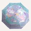 Unicorn,Sanrio Automatic Folding Umbrella Simple 8 Rib Design, Bright Cartoon Pattern, Durable Iron Frame, Suitable For Travel, Outdoor, Bea