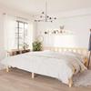 VidaXL Bed Frames Solid Pine Wood 200x200 Cm