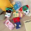 Cartoon Sausage Dog Coral Fleece Socks For Women Middle Tube Thickened Sleep Socks Home Floor Socks