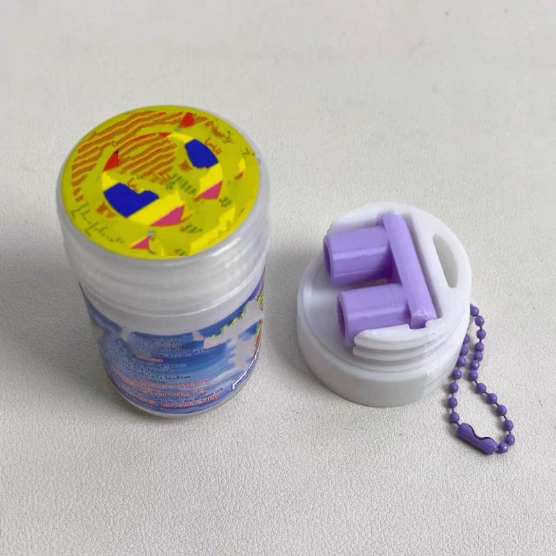 1Pcs Folding Herbal Inhalant Inhaler Cap Mini Essential Oil Perfume Inhaler Dispenser Bottle Thai Traditional Nasal Can Inhaler