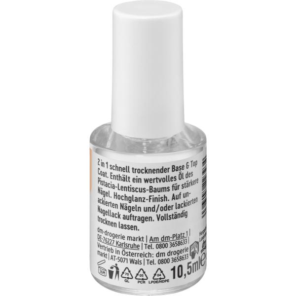 Trend It Up Base & Top Coat Quick Dry Transparent 10.5ml