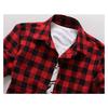 Plaid Shirt Summer Fashion Men's Short-sleeved Plaid Shirt