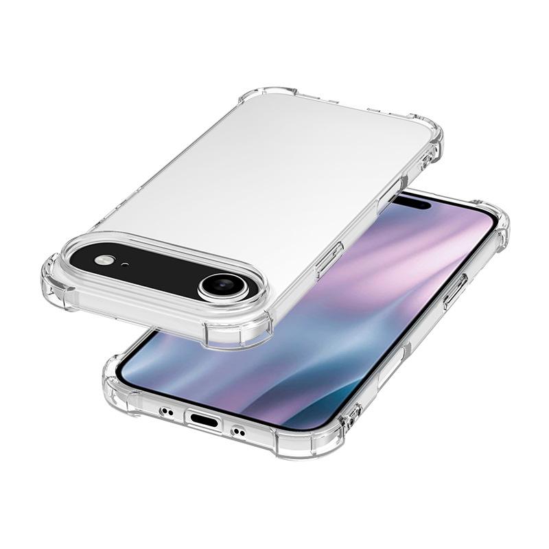 Shockproof Silicone Soft Case For iPhone 17 Pro Max iPhone17 Air Ultra Thin Clear Back Cover For iPhone17ProMax 17Pro 17Air Slim
