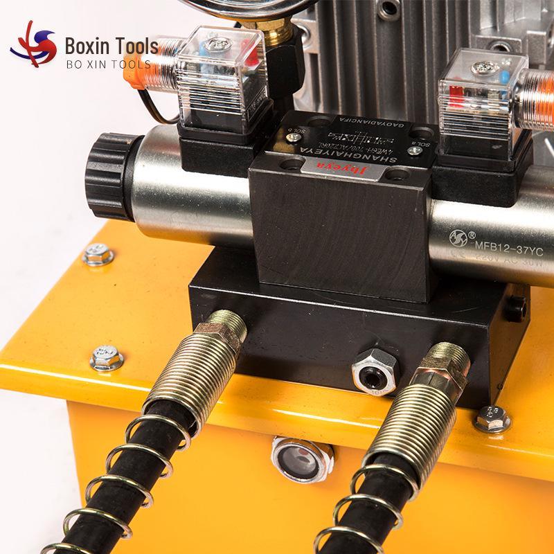 Portable Multi-Functional High-Pressure Hydraulic Pump with Double Solenoid Valve