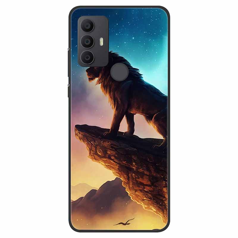 For TCL 30 SE Case 305 306 Soft Silicone Cool Cartoon coque For TCL 306 305 Back Cover Para TCL 30SE Cases Fashion TPU Fundas