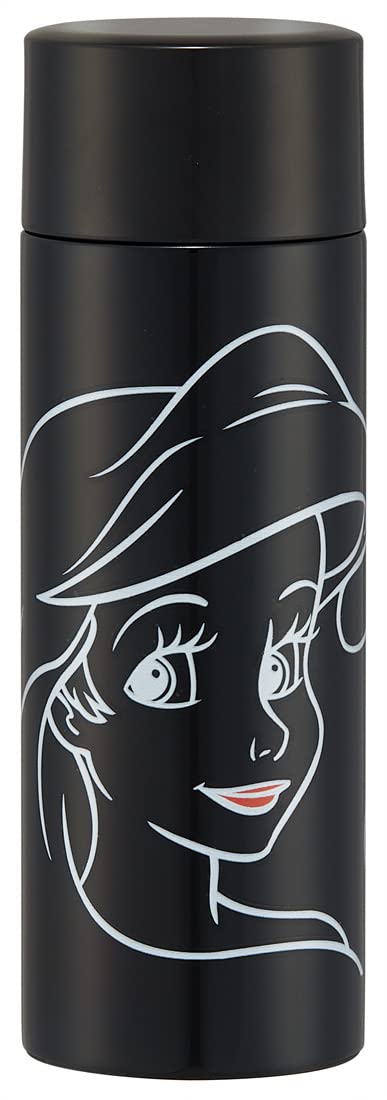 

Skater Stainless Steel Mug Water Disney Bottle, 350ml, Ariel, Black, SMBC4B-A