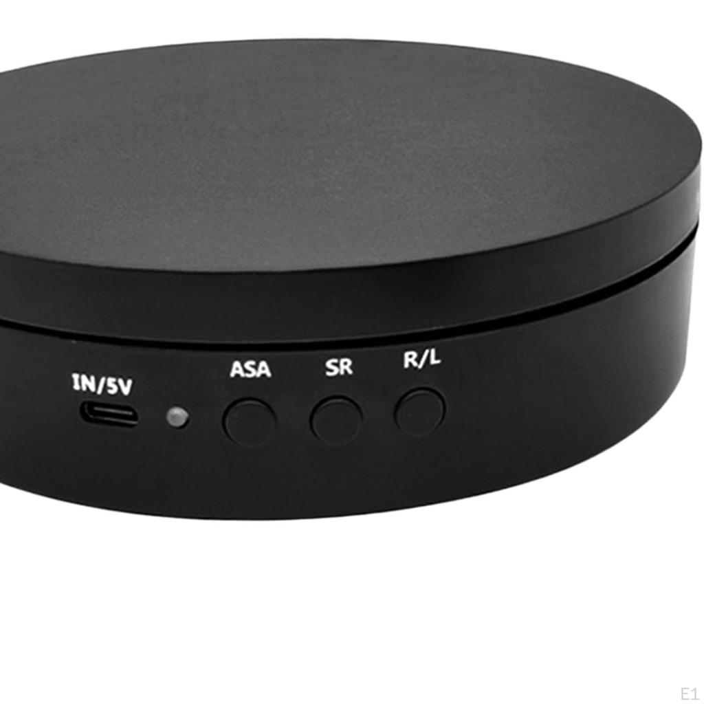 Podstawa obrotowa do ekspozycji Obrotowa platforma Zasilanie USB Stopień Biżuteria 3 Zegarek kolekcjonerski