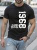 Vintage T-shirt z grafiką, edycja limitowana 1968