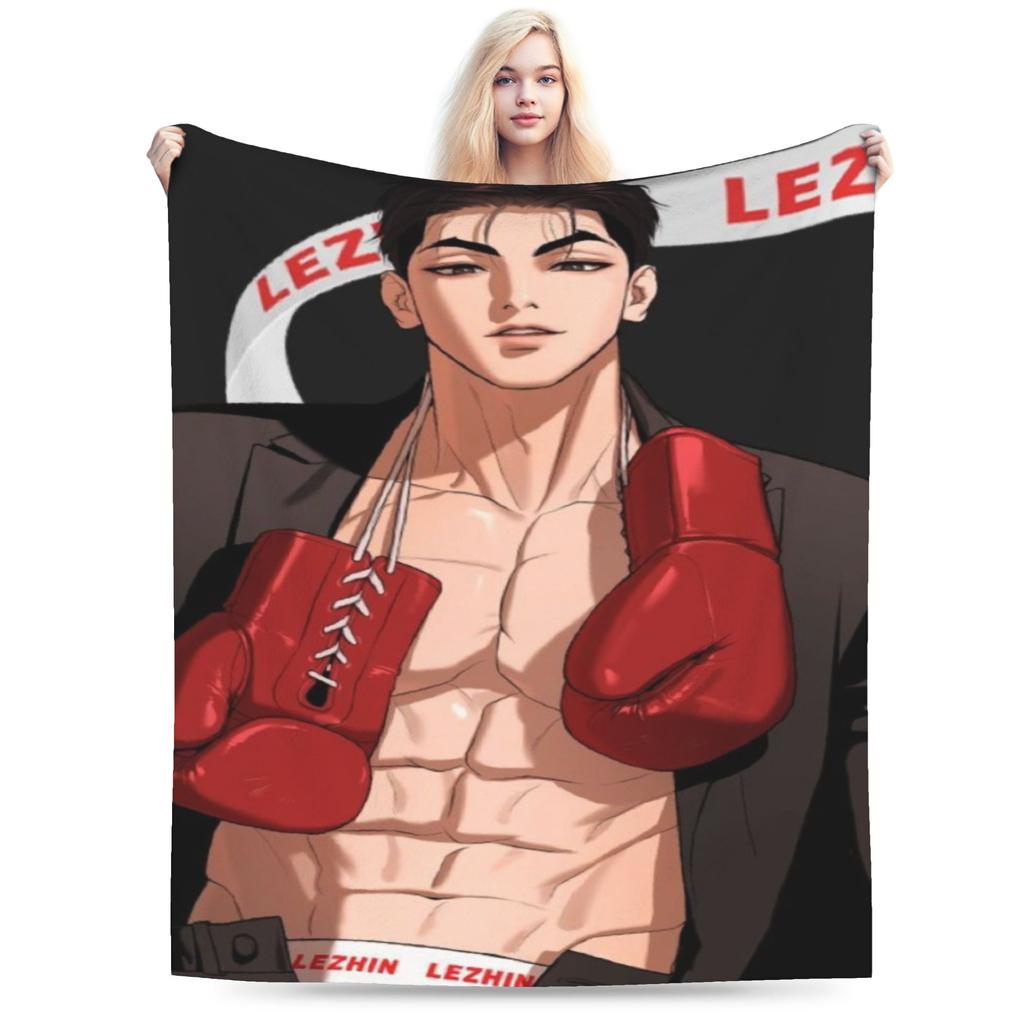 Cozy Joo Jaekyung Anime Blanket Merch Sofa Decorative Throws And Blankets Lightweight Flannel for Office