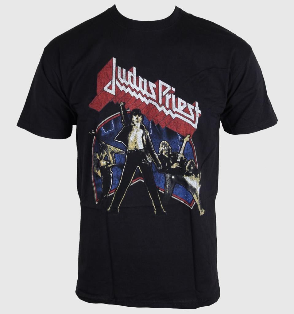 New Summer Judas Priest Graphic Cotton Tshirt Unisex Summer Short Sleeve Fashion Brand Tee Luxury Casual Vintage Tees