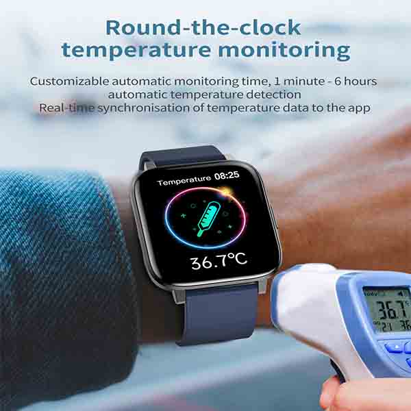 NORTH EDGE Sportovní fitness hodinky s plně dotykovým displejem IP67 Vodotěsné Bluetooth chytré hodinky pro Android iOS