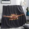 1PC DAF Patterned Flannel Blanket Suitable For All Seasons for Home Decor Warmth and Comfort Gifts Holiday Present