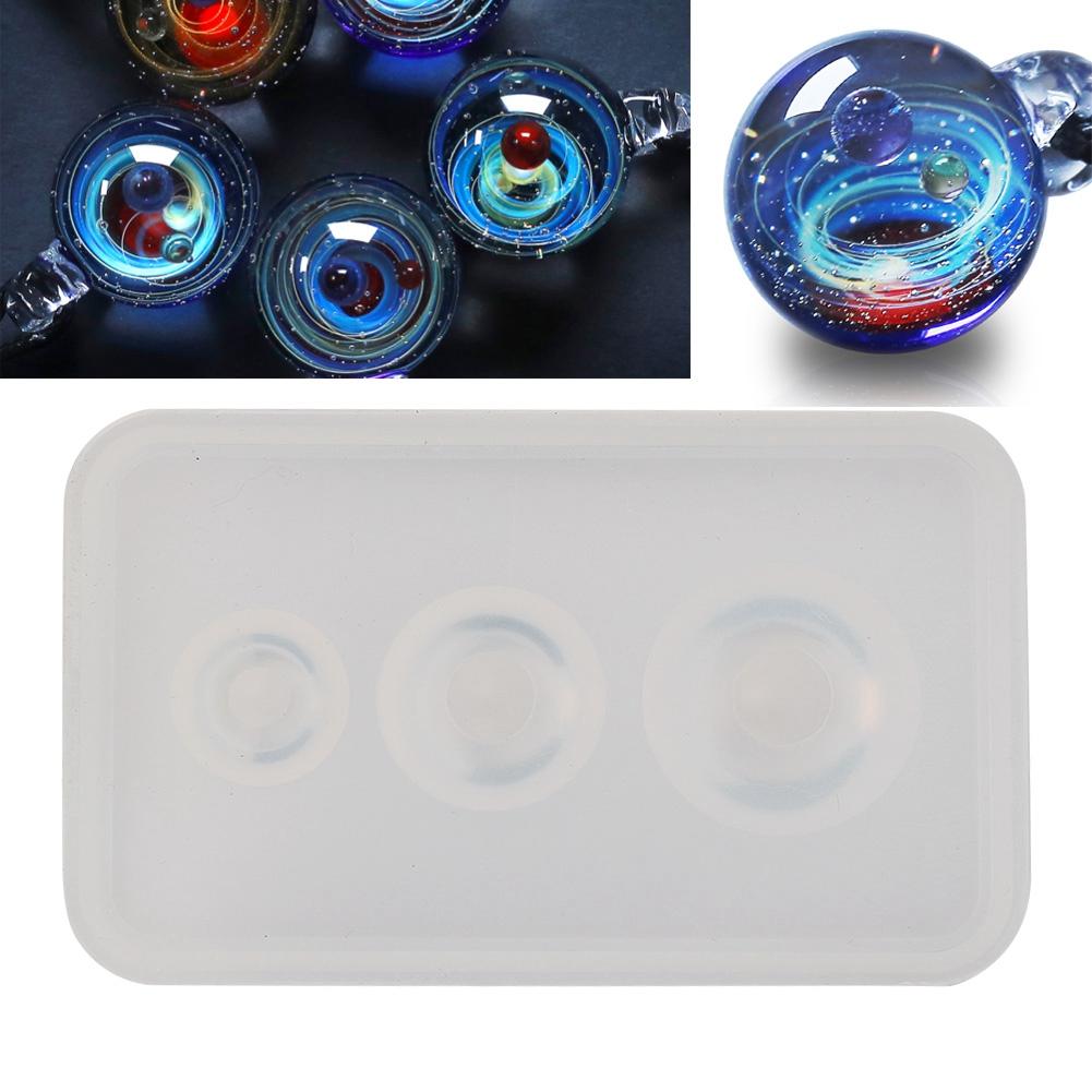 3D Stereo Spherical Silicone Mold DIY Jewelry Epoxy Mold Jewelry Crafts Pendant Making Tool