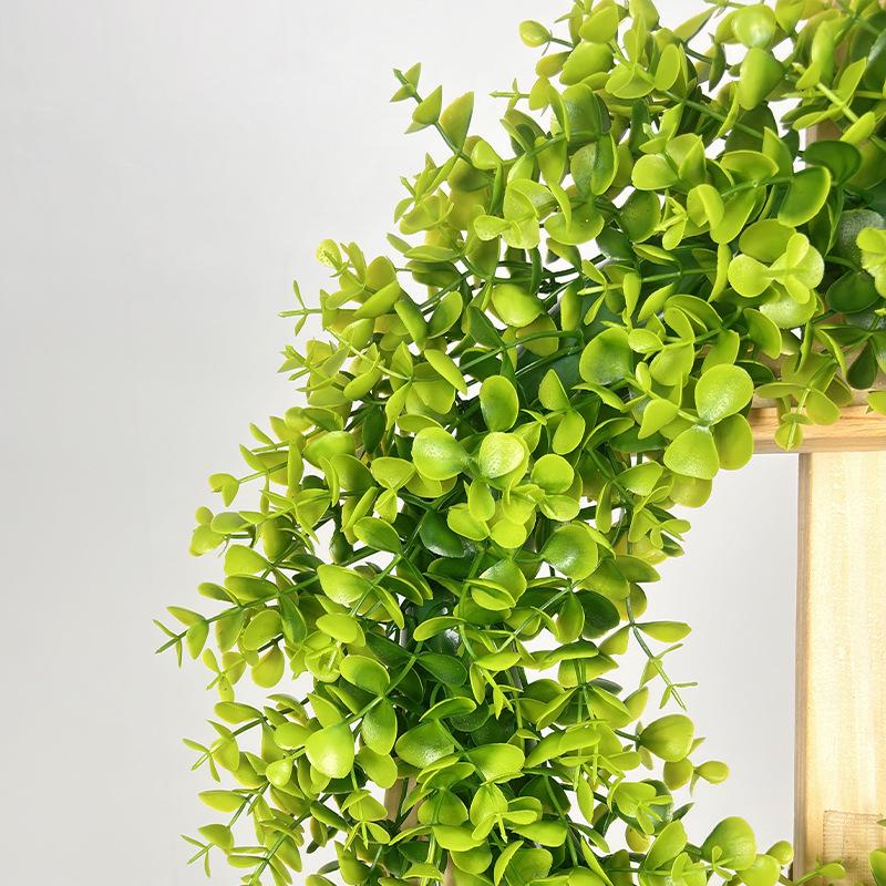 Eucalyptus Green Leaves Wreath - Spring/Summer Door & Window Hanging Decoration
