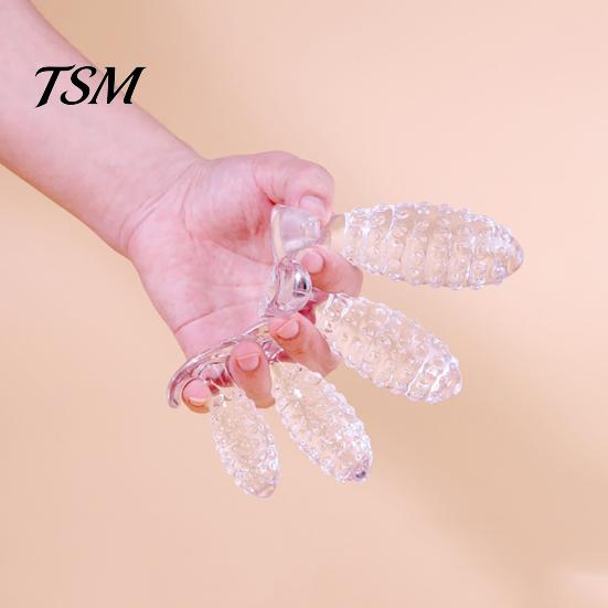 Anal Stimulator Plug Ergonomic Fast Adaptation TPE Sexual Stimulation Dildo Sex Toy Safe