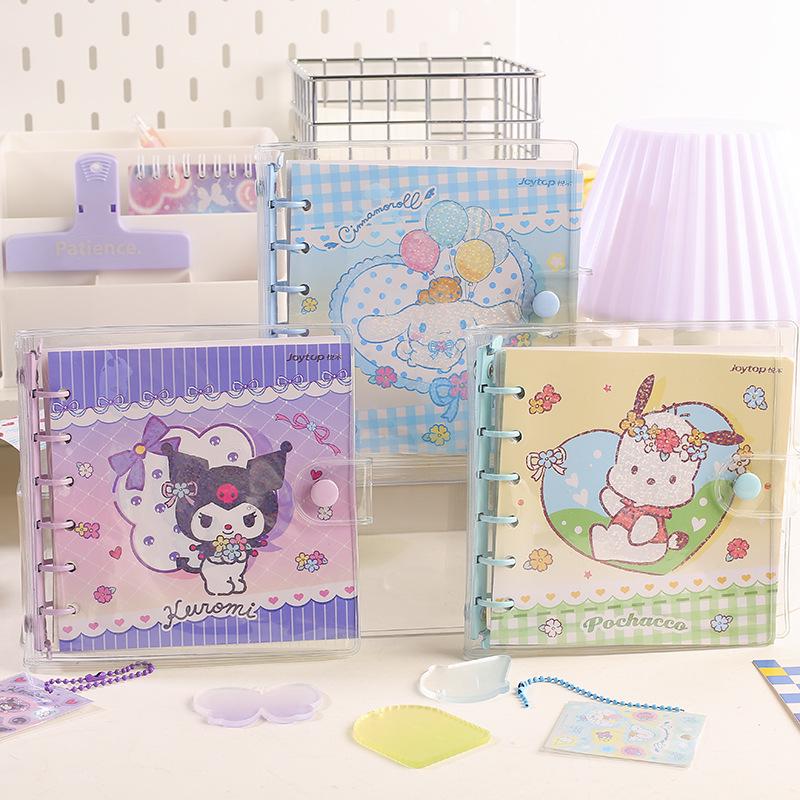 Sanrio Flower Crystal Loose-Leaf Refillable Cartoon Notebook