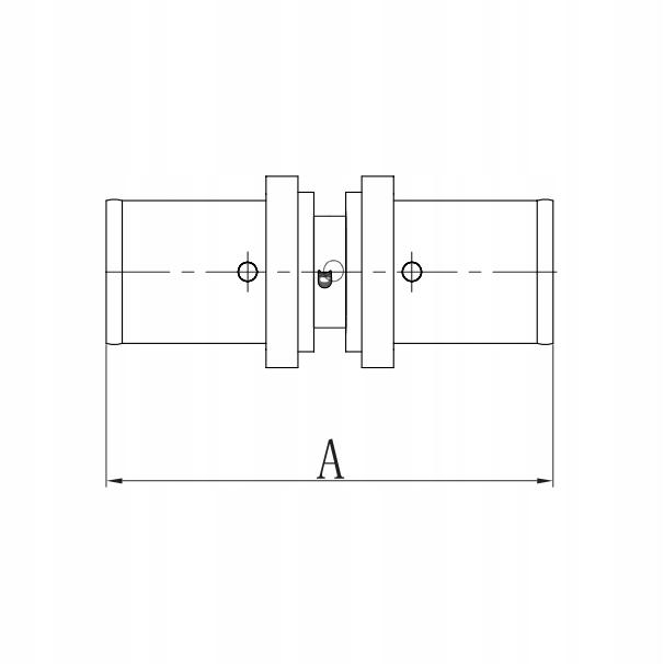 Pex Mufa 25X25 Mm Zaciskane Na Prase Zaprasowywane