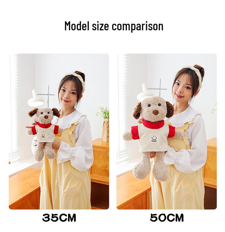 Adorable Dog Plush Toy: Children's Comfort Doll & Claw Machine Prize