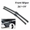 LHD RHD Wiper Front Rear Wiper Blades Set For Volvo V40 2012- 2016 Windshield Windscreen Front Rear Window 26"+19"+11"