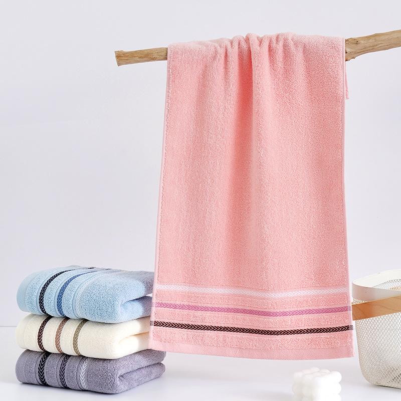 Full Cotton Absorbent Soft Bathing Household Towel Pure Cotton Face Wash Adult Thick Embroidery