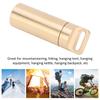 Brass Tablet Container Waterproof Pill Container Durable Capsule Box Holder  Outdoor Travel