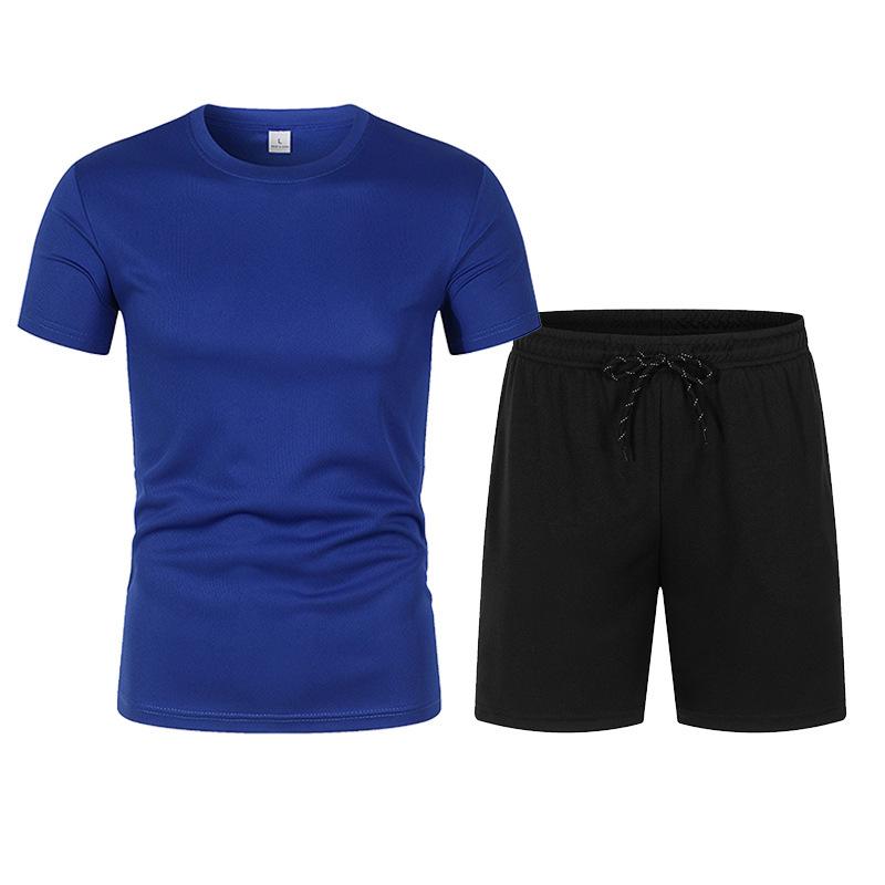 Men's Summer Quick-Dry Mesh T-Shirt & Shorts Set