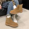 Fashion Flats Women Short Boots Comfortable Shoes for Woman Designer Suede Classical Shoes 2025 Winter Casual New Ankle Boots De Mujer