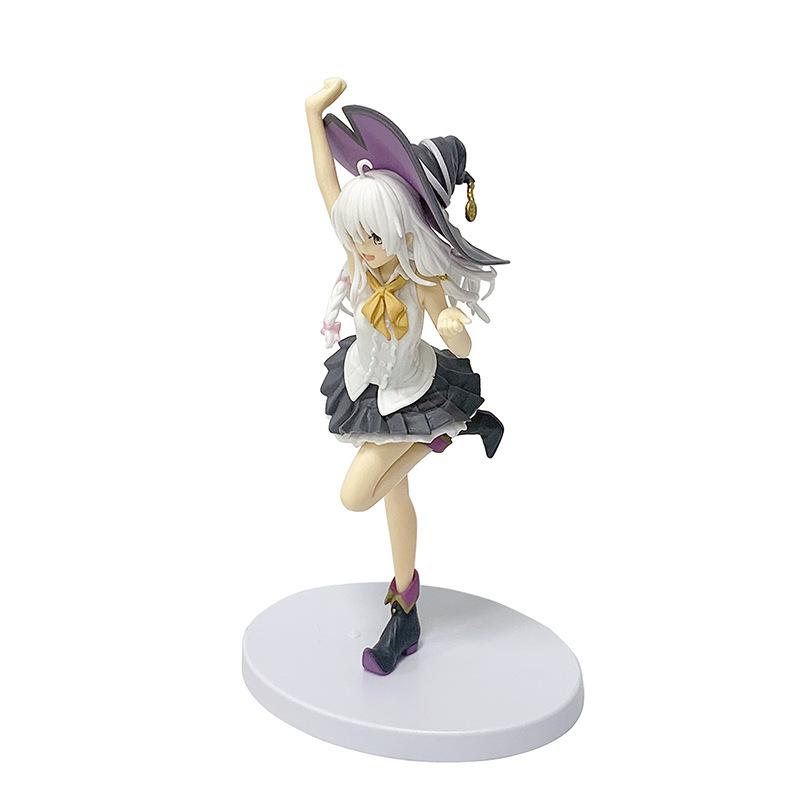 Anime Majo no Tabitabi Elaina Figure KDcolle Ligh Standing Anime Model Toy Collection Figure PVC Doll