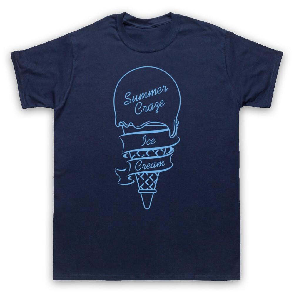 

Summer Craze Ice Cream Love Hot Sunny Slogan Mens And Womens T-Shirt M