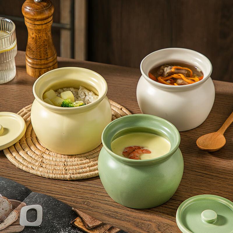 400ml Ceramic Single-Serve Stew Pot