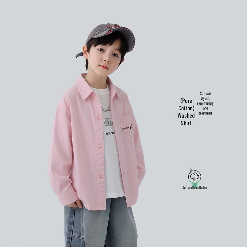 Boys  Fashion Long-Sleeve Casual Shirt 140