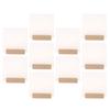 Acrylic Table Sign Holder with Wooden Base 10pcs Blank Clear Wedding Sign Number Place Card Holder Display Stand for Bar