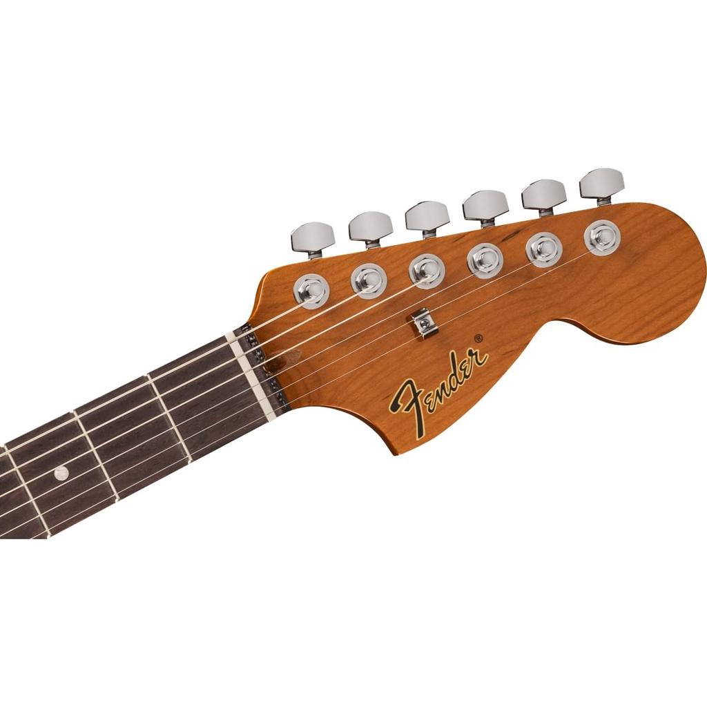 DeLonge Starcaster Rosewood Fingerboard Chrome Hardware Satin Shoreline Gold Fender Tom DeLonge Fender/Tom