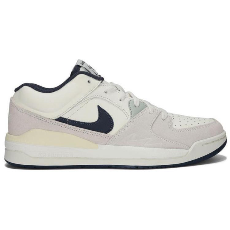 Jordan Stadium 90 Slip Resistant Abrasion Resistant Low Top Vintage Basketball Shoes Men's Beige Gray Jordan IB4713-041