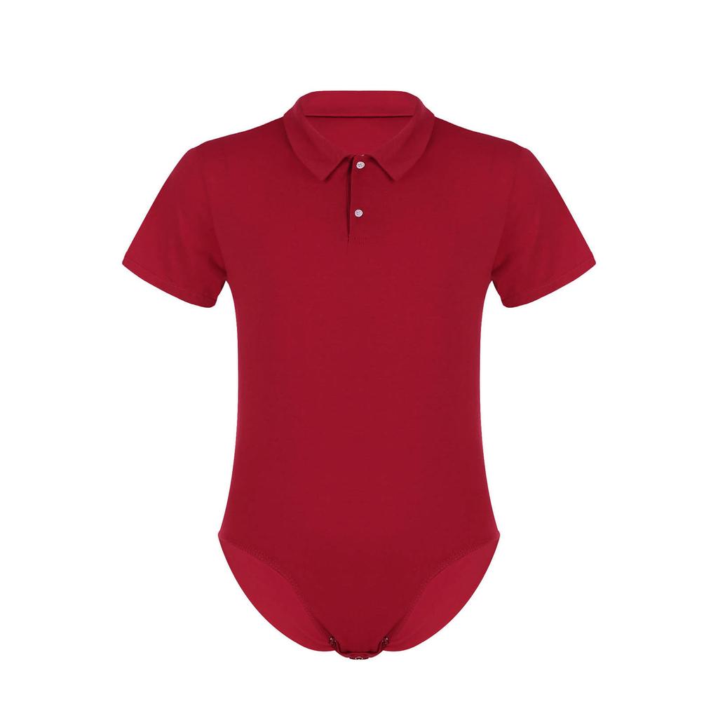 Tuta adattiva per paziente M-4XL con cavallo abbottonato, colletto rovesciato, manica corta, tutina unisex per assistenza a letto, cura dell'incontinenza