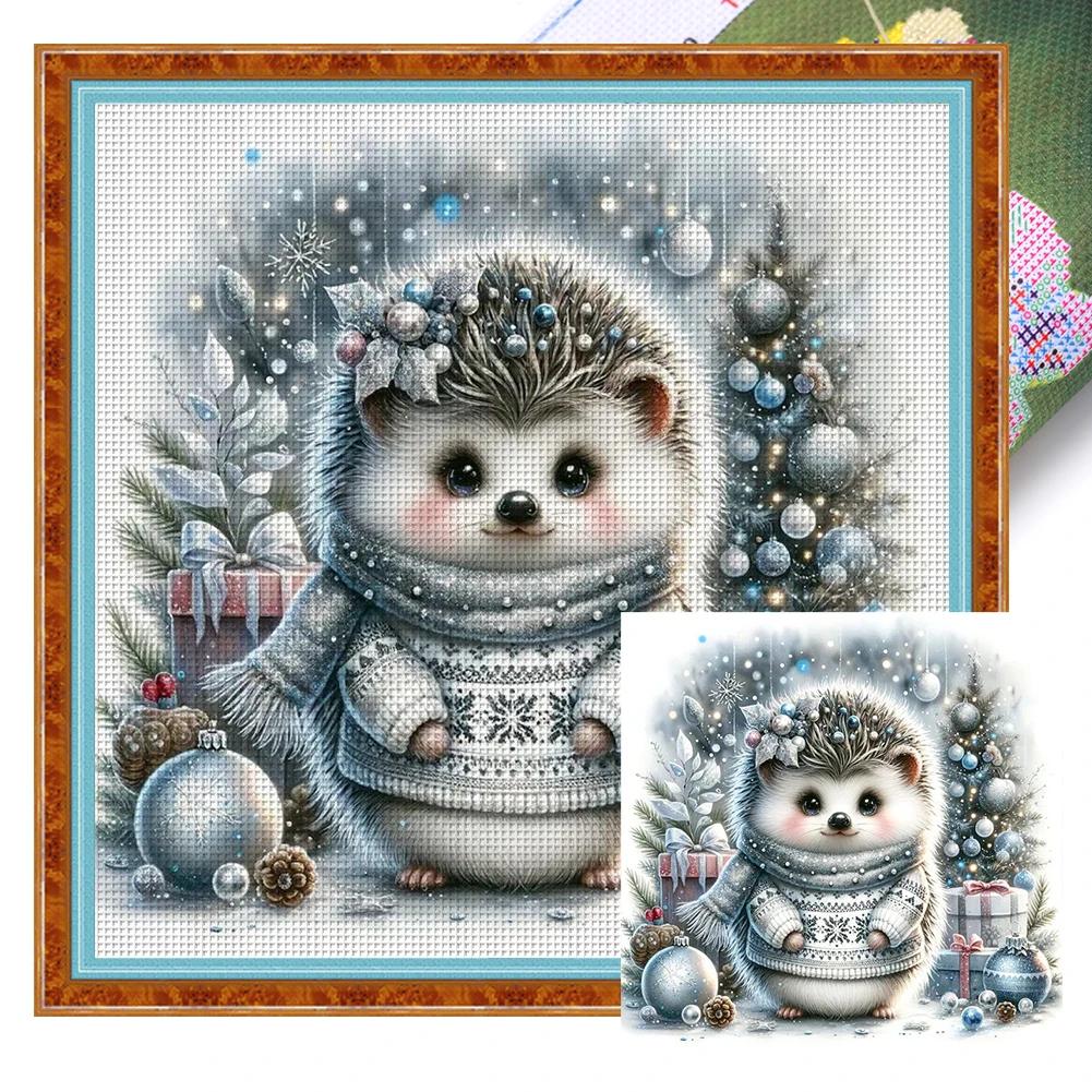 

Милый мультяшный животный пес мальчик полная вышивка эко-хлопковой нитью 11CT напечатанный набор для вышивания крестом для мальчика искусство украшение домашний декор 40x40см