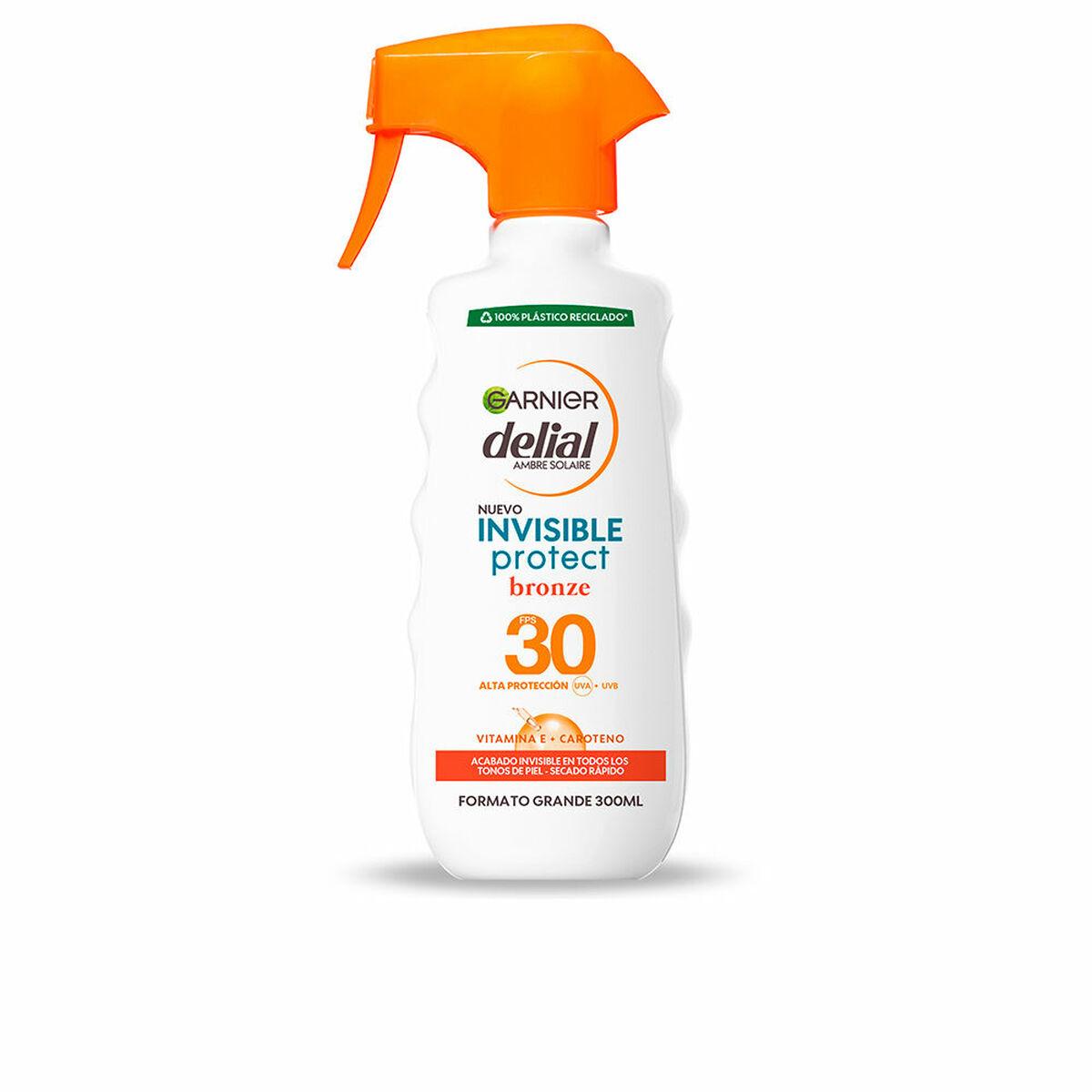 

Spray Protecteur Solaire Garnier Invisible Protect Bronze 300 ml Spf 30