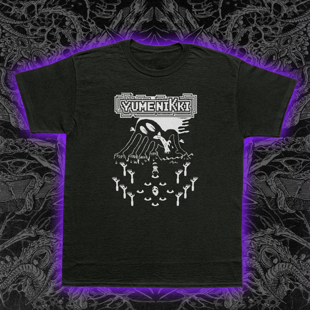 Yume Nikki Dream Diary T-Shirt Madotsuki Horror Game Anime Cult Classic S-5XL