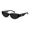 Calvin Klein Occhiali da sole Cat Eye con Grado Regolabile Occhiali da sole da donna Nero CKJ24638SLB-001