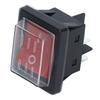 Toggle Switch Rocker 4Pin ABS with Waterproof Cover Accessory 125/250VAC for Equipment