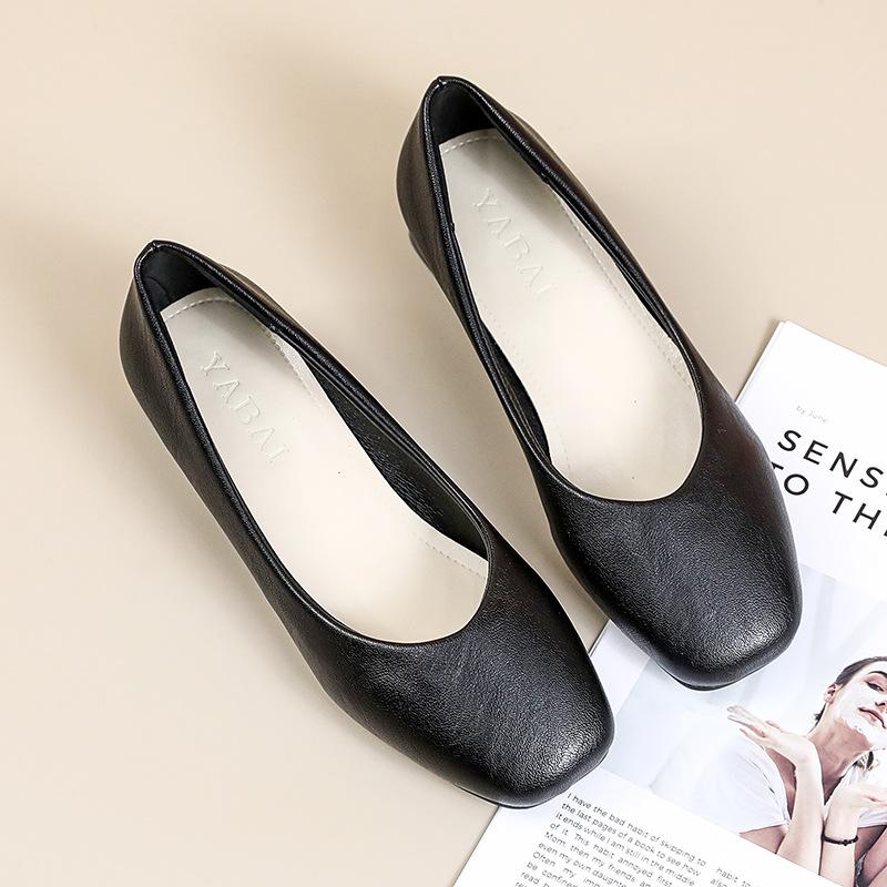 Job Interview Women's Shoes Three Centimeters Light Mouth Black Commute To Work with Formal Wear Professional Shoes Not Tired High Heels