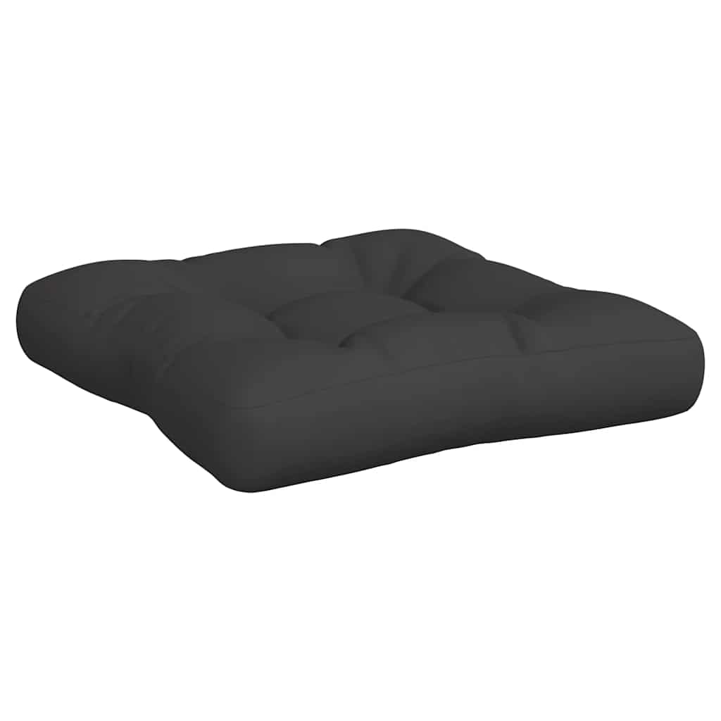Vidaxl Pallet Sofa Cushions, 2 Pcs, Black, Fabric