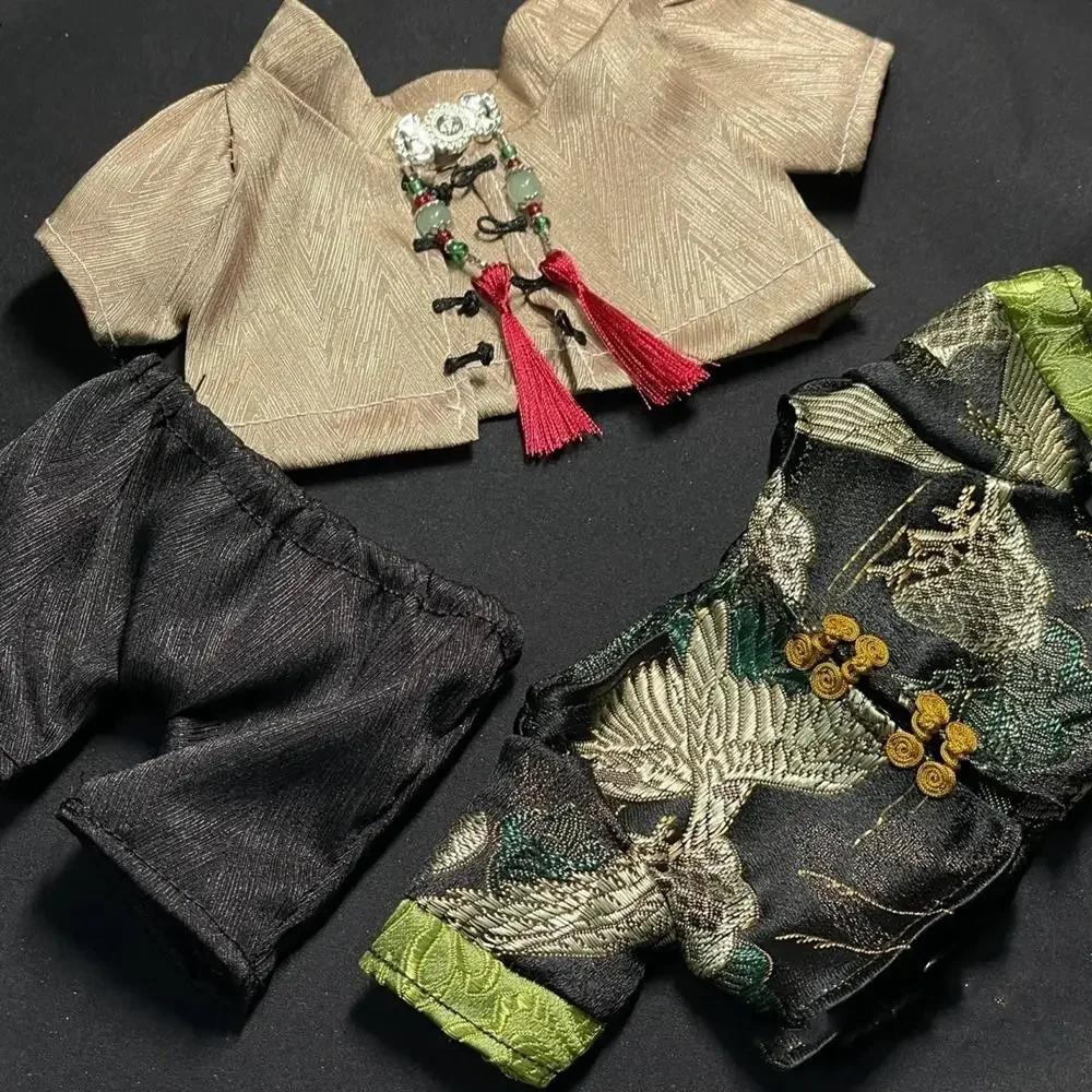 20CM Doll Clothes Doll Accessories Toy Doll Chinese Dress Set Photo Props Change Dressing Game Mini Hanfu Suit